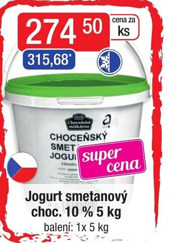 Qanto Jogurt smetanový choc. 10 % 5 kg nabídka