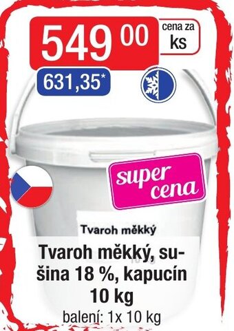 Qanto Tvaroh měkký, su-šina 18 %, kapucín 10 kg nabídka