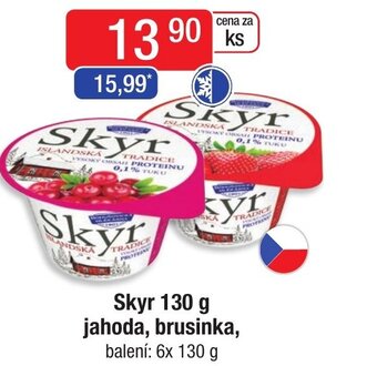Qanto Skyr 130 g jahoda, brusinka nabídka