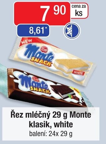 Qanto Řez mléčný 29 g Monte klasik, white nabídka