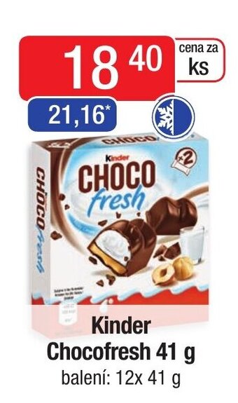 Qanto Kinder Chocofresh 41 g nabídka