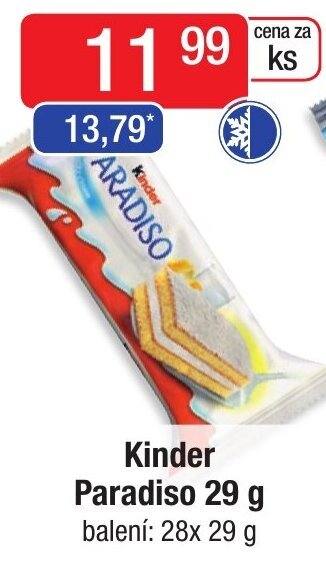 Qanto Kinder Paradiso 29 g nabídka