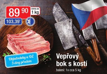 Qanto Vepřový bok s kostí nabídka