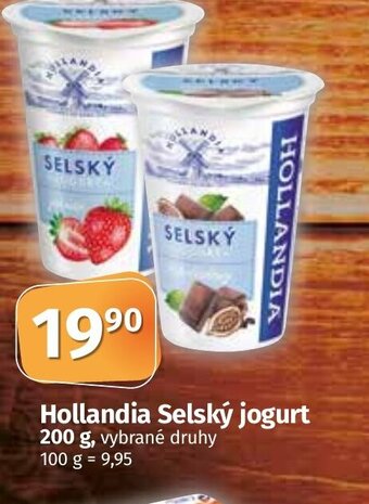 COOP TIP Hollandia Selský jogurt 200 g nabídka
