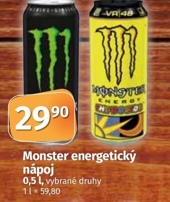 COOP TIP Monster energetický nápoj 0,5 l nabídka