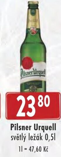 Astur&Qanto Pilsner Urquell nabídka