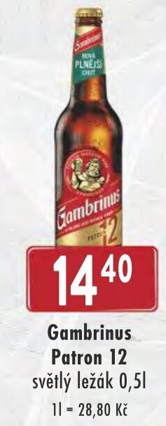 Astur&Qanto Gambrinus Patron 12 nabídka
