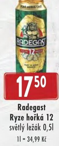 Astur&Qanto Radegast Ryze hořká 12 nabídka