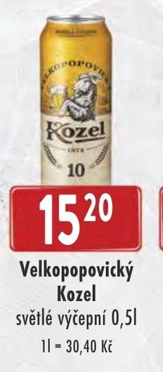Astur&Qanto Velkopopovický Kozel nabídka
