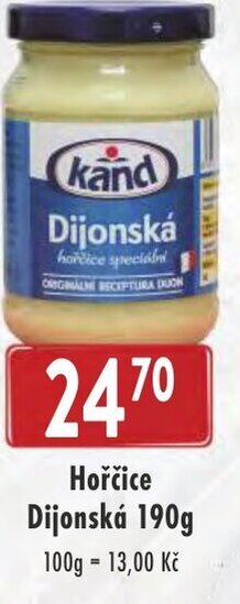 Astur&Qanto Hořčice Dijonská 190g nabídka