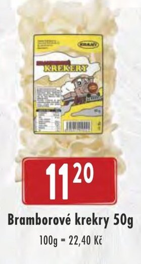 Astur&Qanto Bramborové krekry 50g nabídka