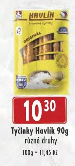 Astur&Qanto Tyčinky Havlík 90g nabídka