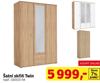 Asko Šatní skříň Twin nabídka
