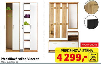 Asko Předsíňová stěna Vincent nabídka