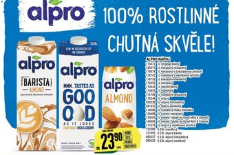Tamda Foods ALPRO NÁPOJ nabídka