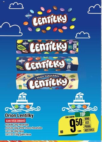 Tamda Foods Orion Lentilky nabídka