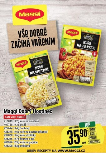 Tamda Foods Maggi Dobrý Hostinec nabídka