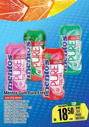 Tamda Foods Mentos Gum Pure Fresh nabídka