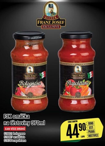 Tamda Foods FJK omáčka na těstoviny 370ml nabídka
