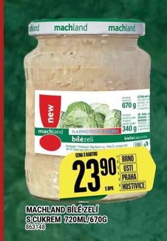 Tamda Foods MACHLAND BÍLÉ ZELÍ S CUKREM 720ML/670G nabídka