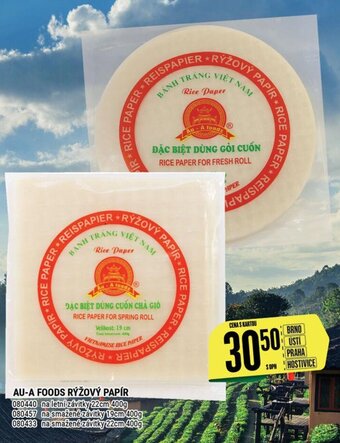 Tamda Foods AU-A FOODS RÝŽOVÝ PAPÍR nabídka