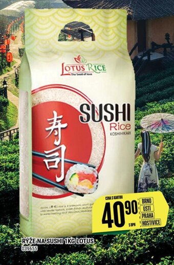 Tamda Foods RÝŽE NA SUSHI 1KG LOTUS nabídka