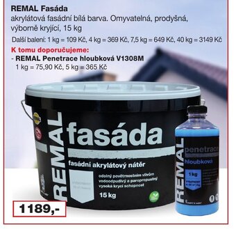 Barevný ráj REMAL Fasáda nabídka