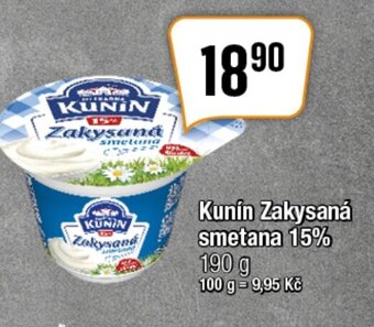 TEMPO Kunín Zakysaná smetana 15% 190 g nabídka