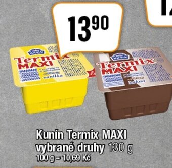 TEMPO Kunín Termix MAXI vybrané druhy 130 g nabídka