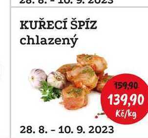 RABBIT řeznictví Kuřecí špíz chlazený 1kg nabídka