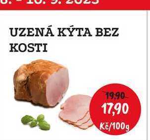 RABBIT řeznictví Uzená kýta bez kosti 100g nabídka