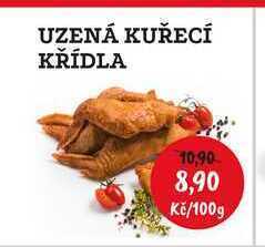 RABBIT řeznictví Uzená kuřecí křídla 100g nabídka