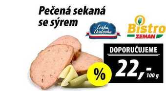 ZEMAN Pečená sekaná se sýrem, 100 g nabídka