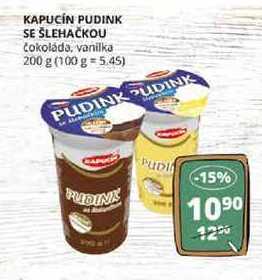 Flop Kapucín pudink se šlehačkou čokoláda, vanilka 200 g nabídka