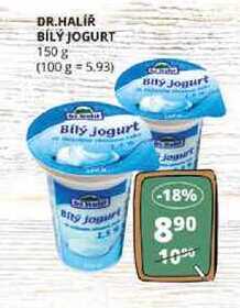 Flop Dr.halíř bíly jogurt 150 g nabídka
