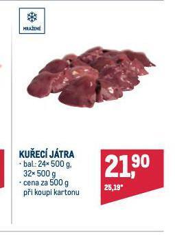 Makro Kuřecí játra nabídka