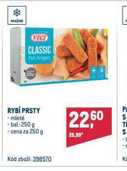 Makro Rybí prsty nabídka