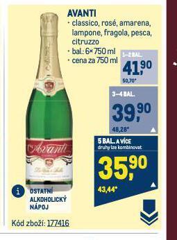 Makro Avanti nabídka