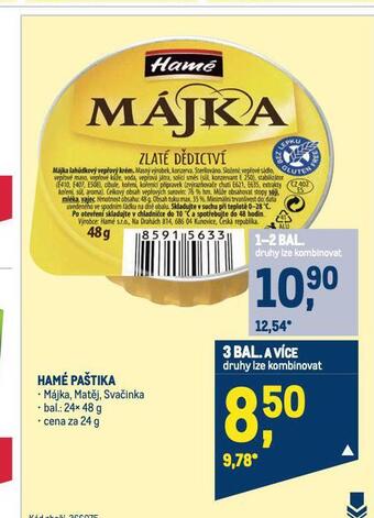 Makro Hamé paštika nabídka
