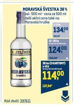 Makro Moravská švestka nabídka