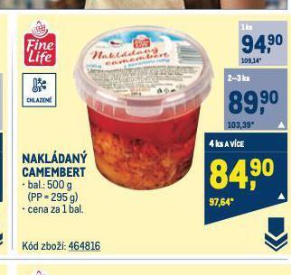 Makro Nakládaný camembert nabídka