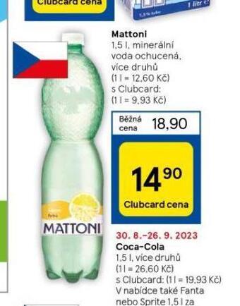 Tesco Mattoni ochucená nabídka