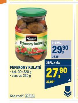 Makro Feferony kulaté nabídka