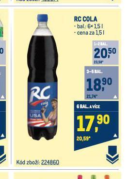 Makro Rc cola nabídka