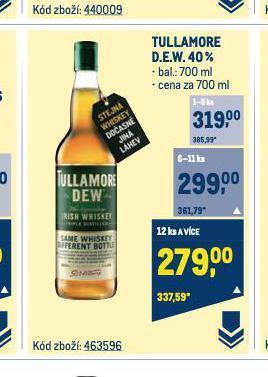 Makro Tullamore d.e.w. nabídka