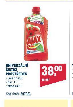 Makro Ajax univerzální čistič nabídka