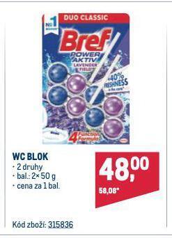 Makro Bref wc blok nabídka