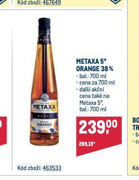 Makro Metaxa 5* nabídka