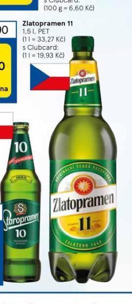 Tesco Pivo zlatopramen 11 nabídka