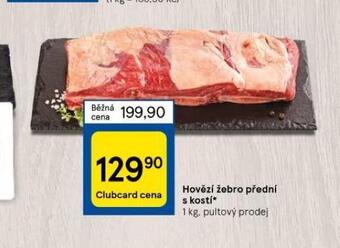 Tesco Hovězí žebro přední s kostí nabídka